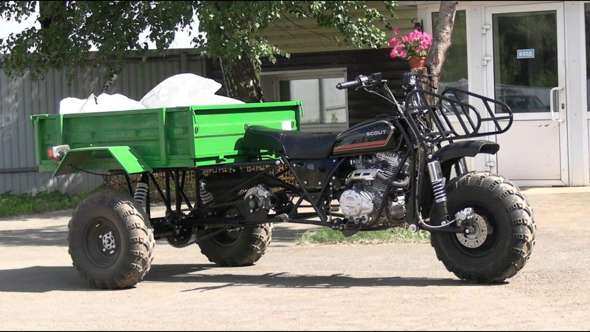 Мотоцикл внедорожный Скаут-3