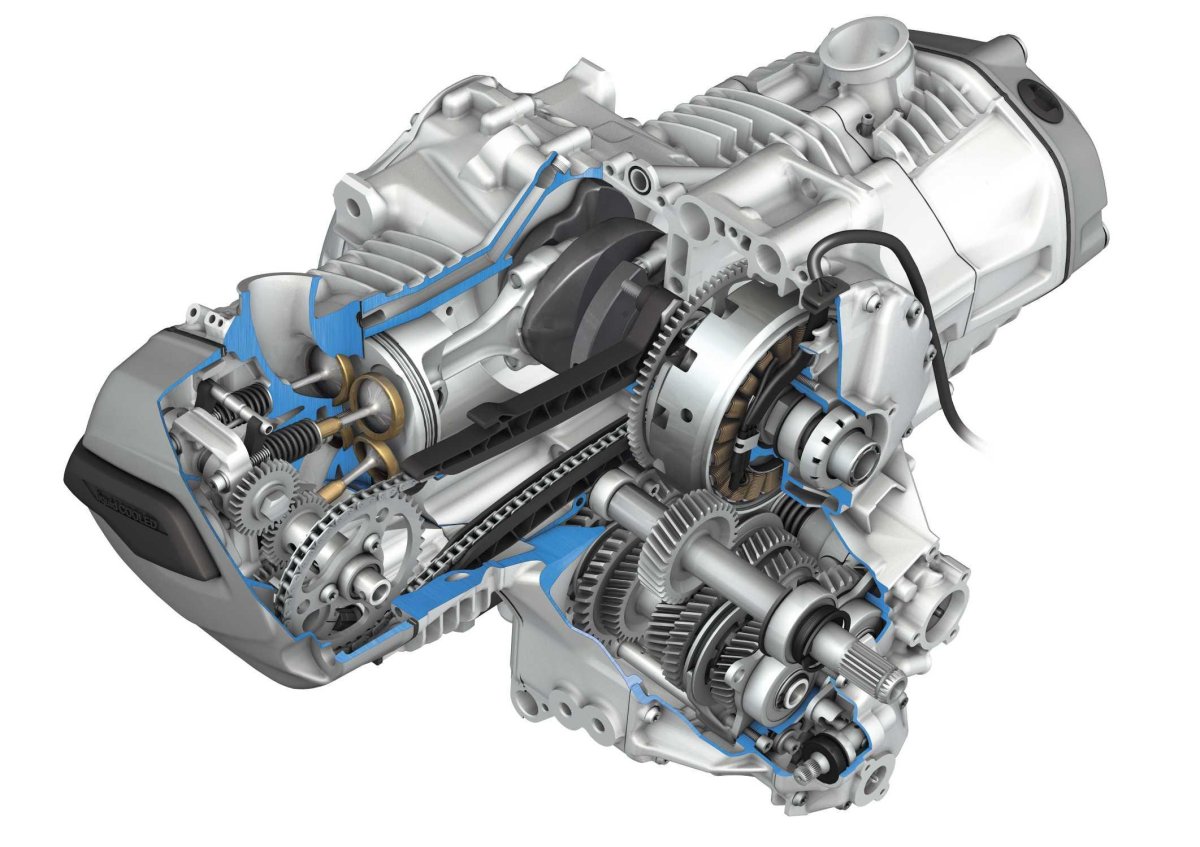 Мотоцикл BMW С оппозитным двигателем