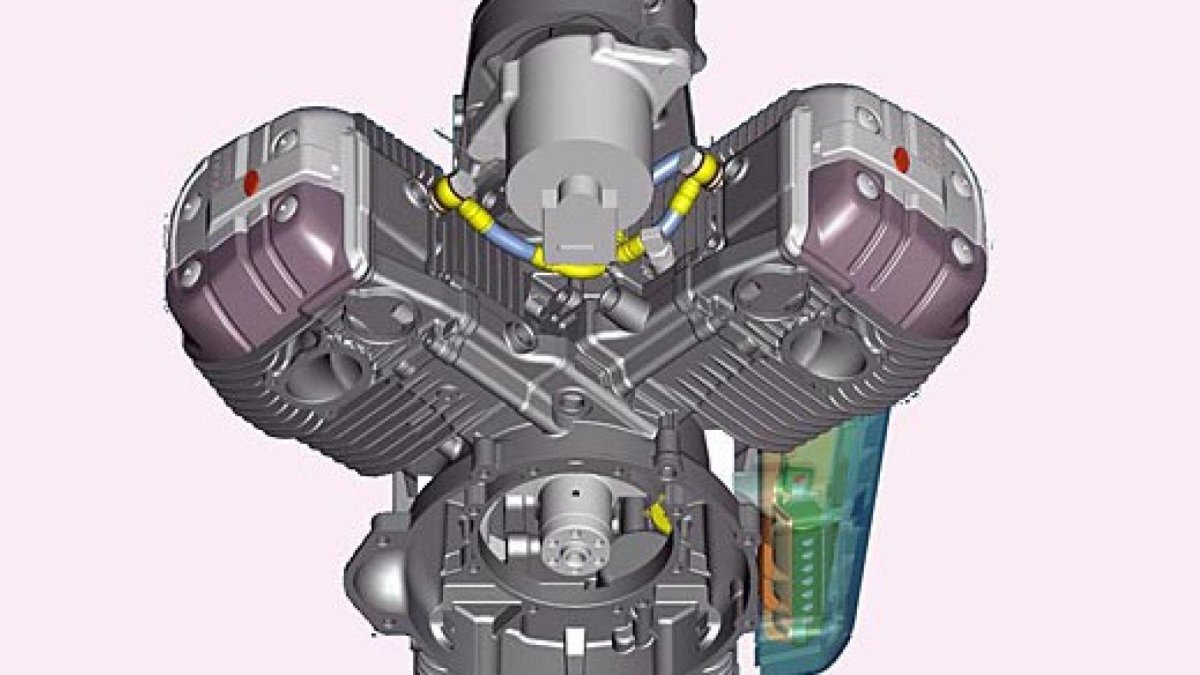 Мотор Moto Guzzi