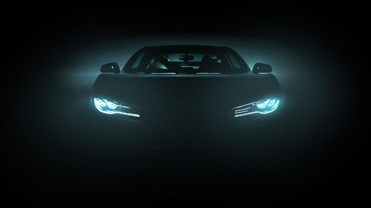 Автомобиль в темноте