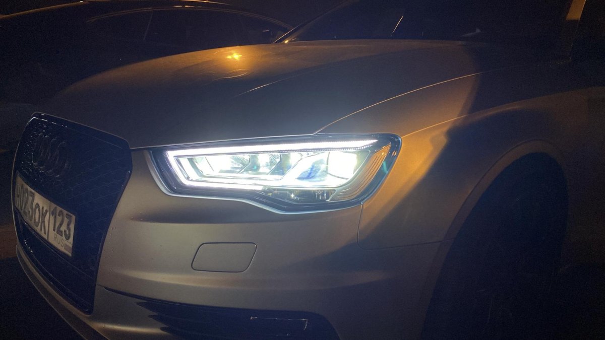 Фары Ауди лед