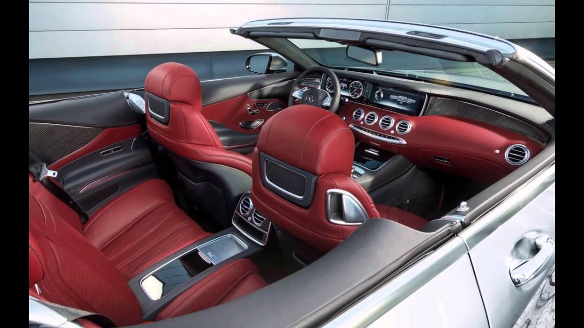 Мерседес s63 AMG Cabriolet салон
