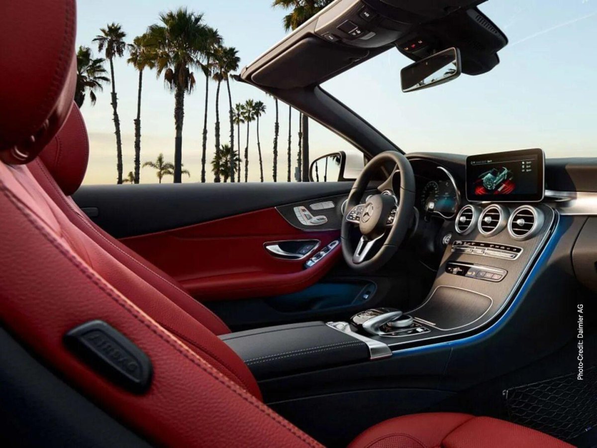 Mercedes c-class Cabriolet салон