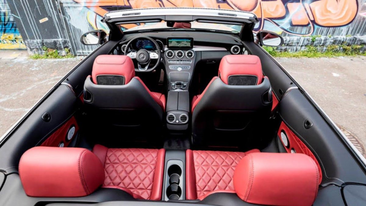 Mercedes c300 кабриолет салон