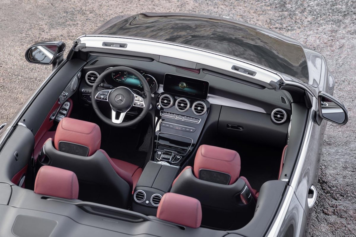 Mercedes c-class Cabriolet салон