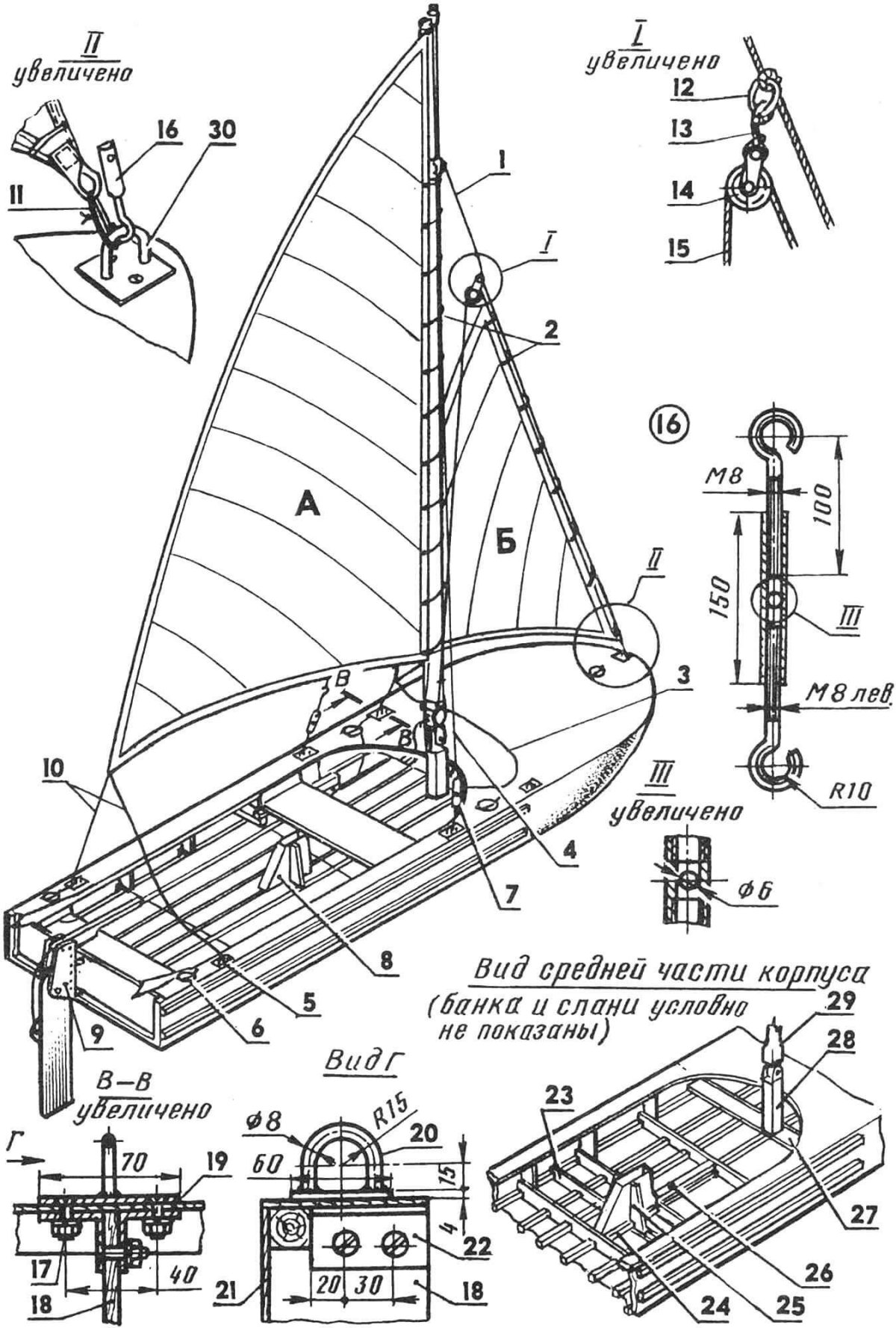 Рангоут парусное вооружение