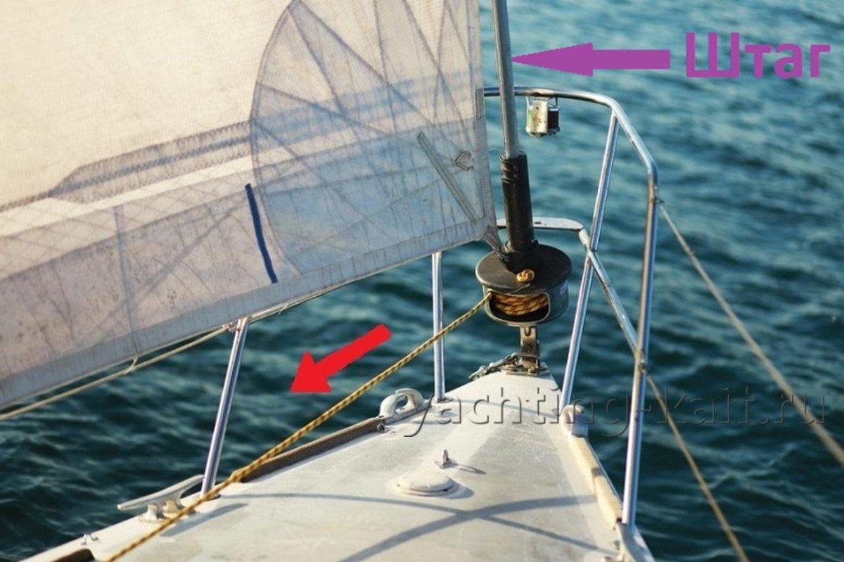 Стаксель штаг