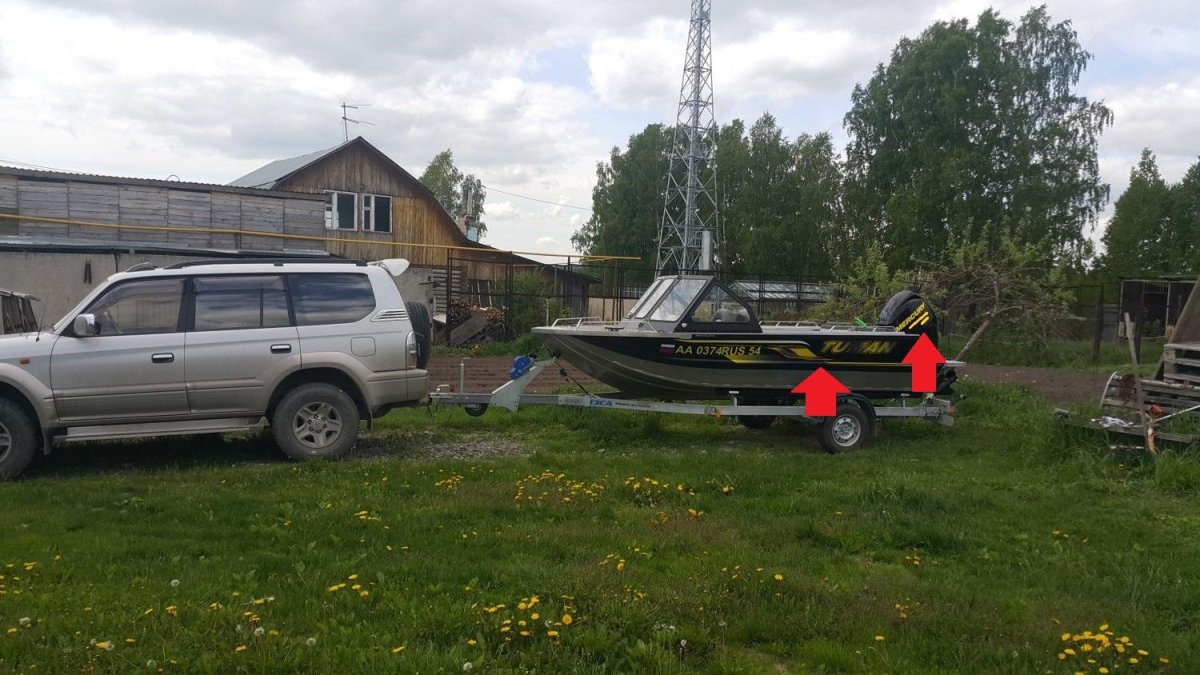 Мотолодка туман