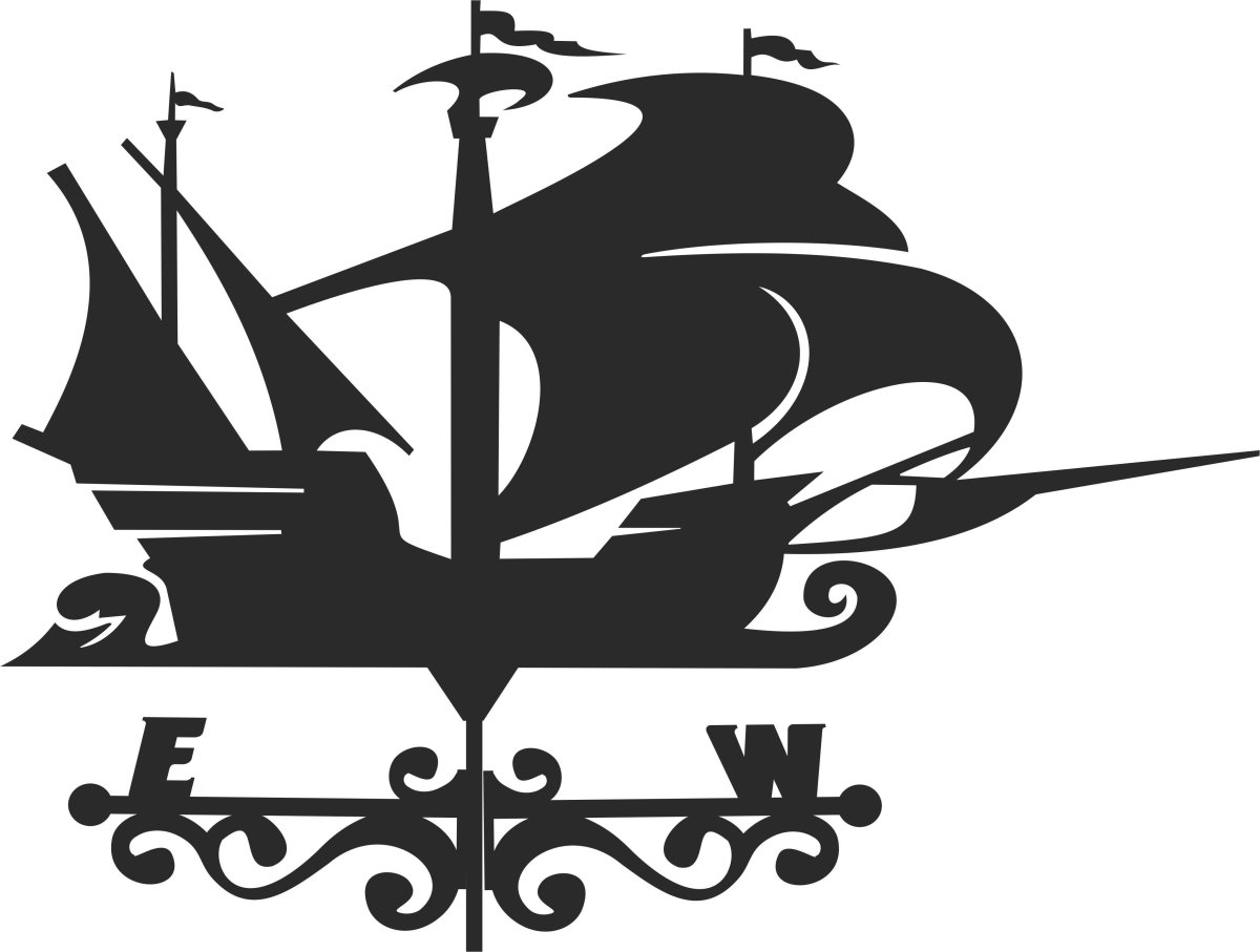 Флюгер трафарет