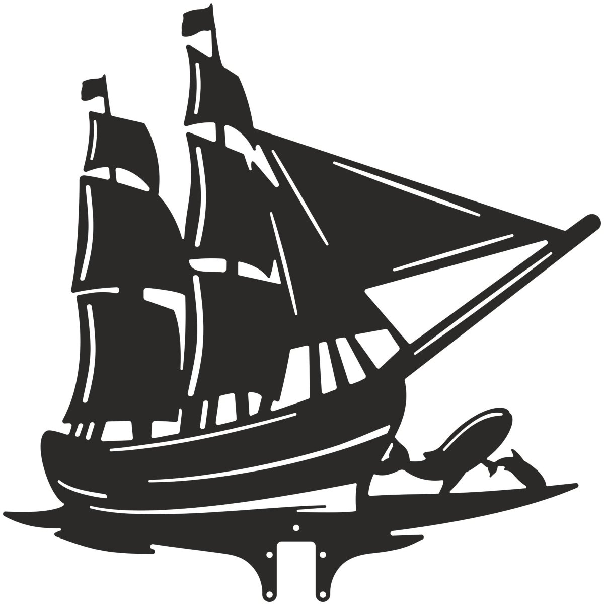 Флюгер парусник