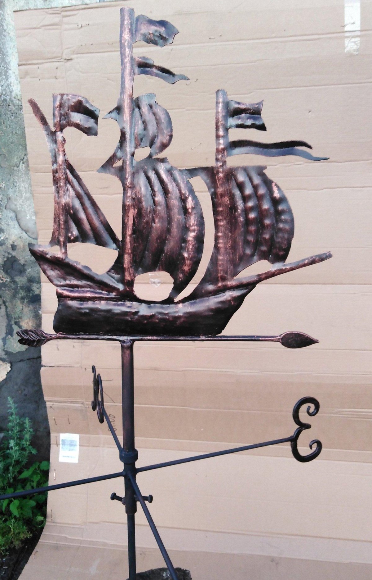 Кованый флюгер