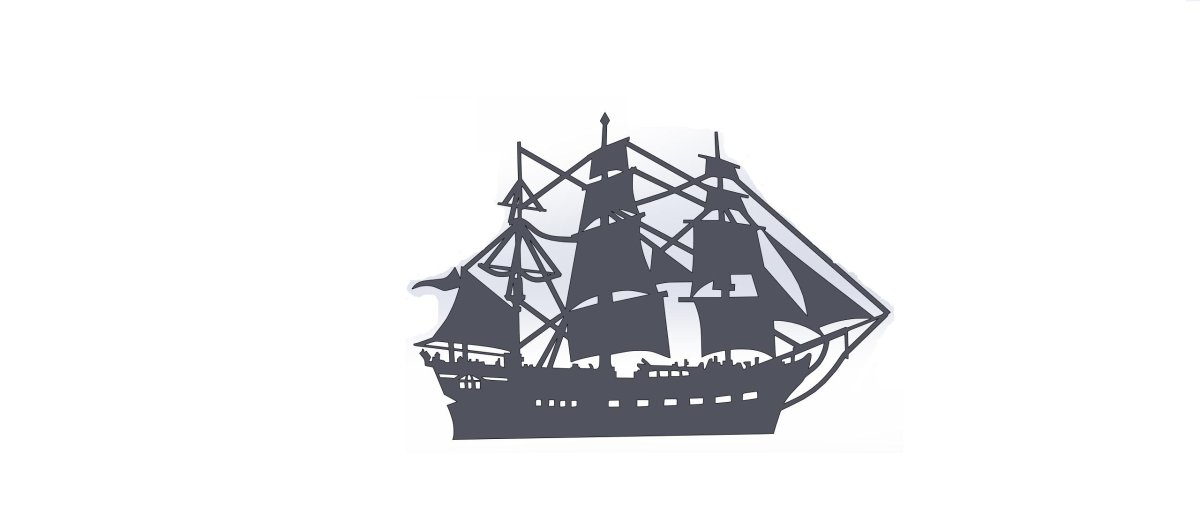 Корабль в векторной графике