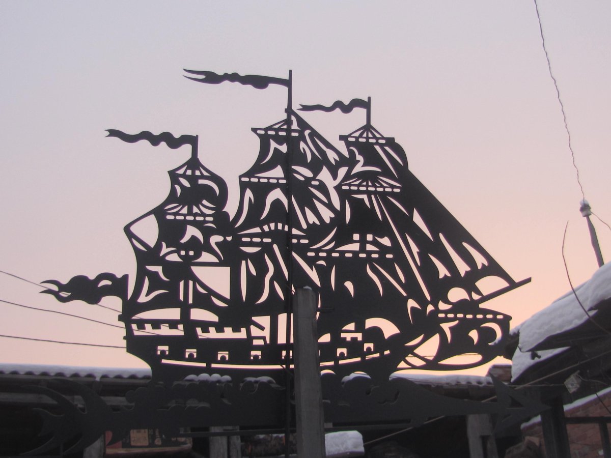 Корабль для лазерной резки