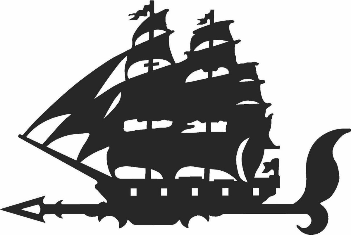 Флюгер большой 800*600 "Фрегат"