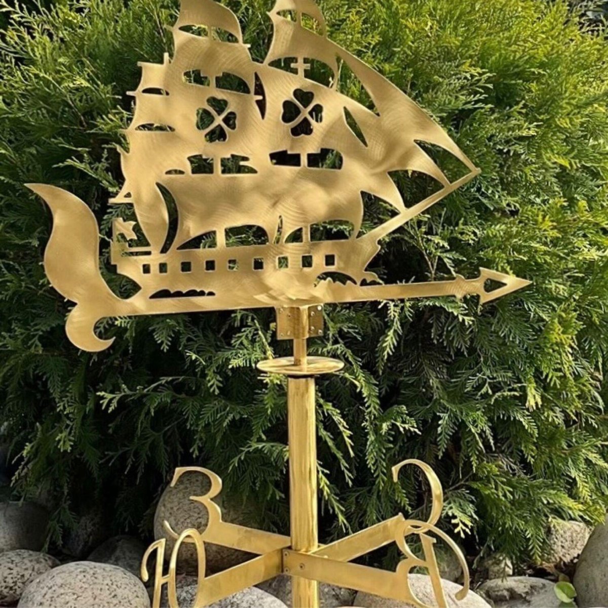 Флюгер корабль