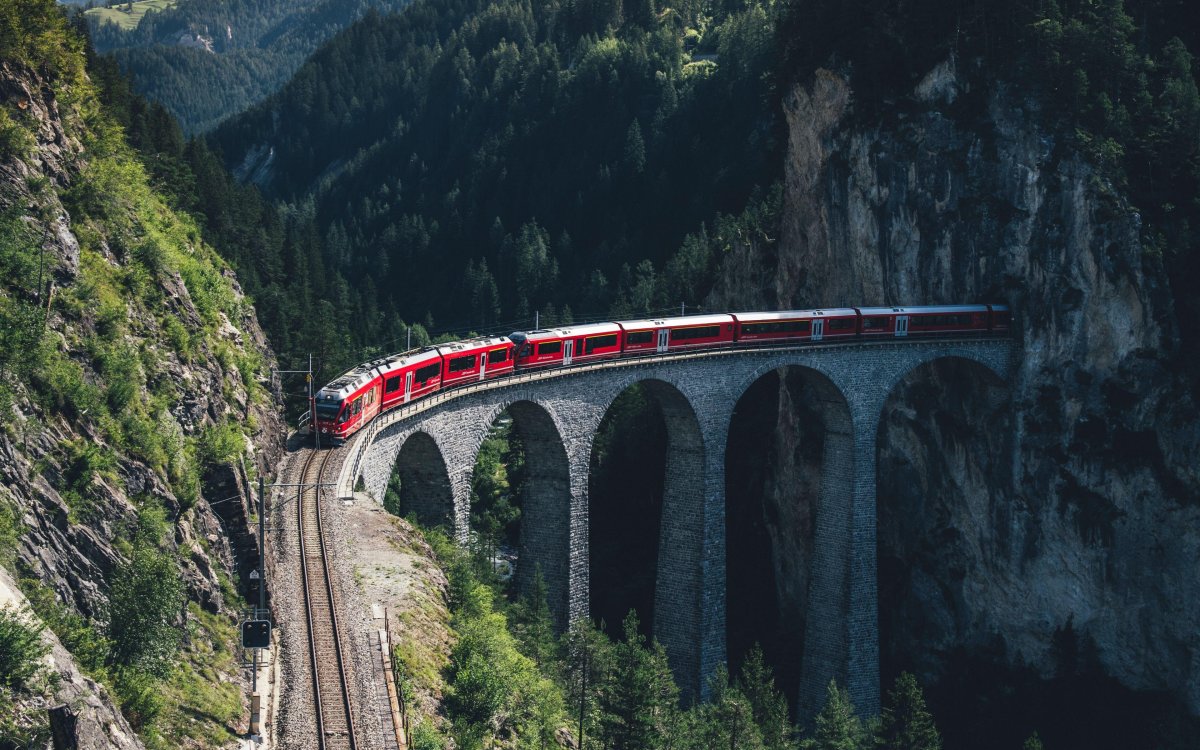 Виадук Ландвассер Швейцария Гарри Поттер