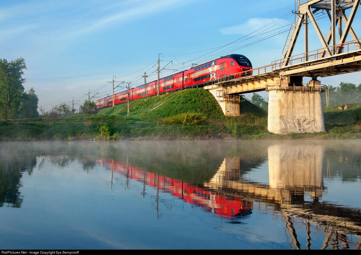 Мост над рекой Пахра в Подольске