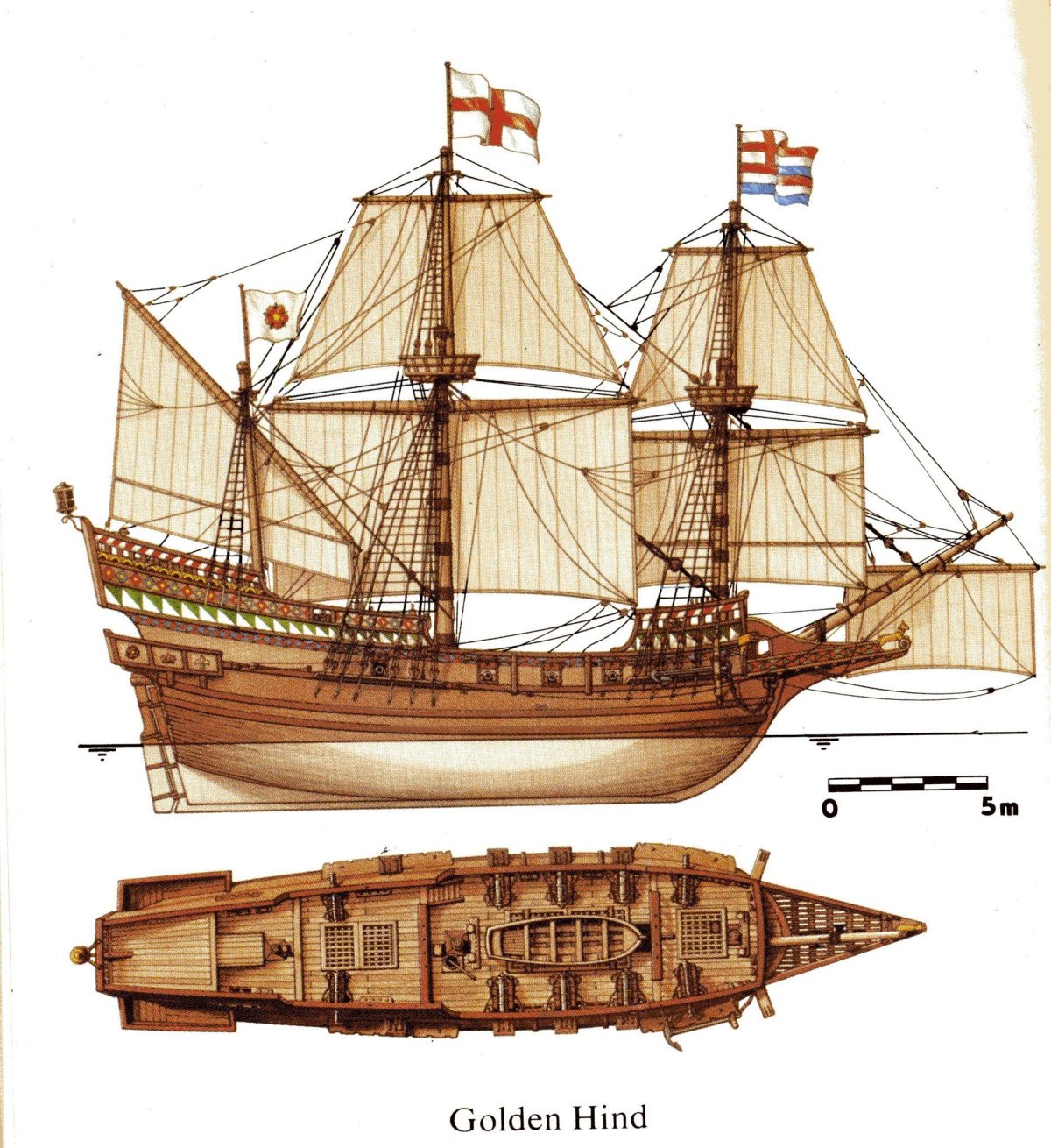 Галеон Дрейка Золотая Лань