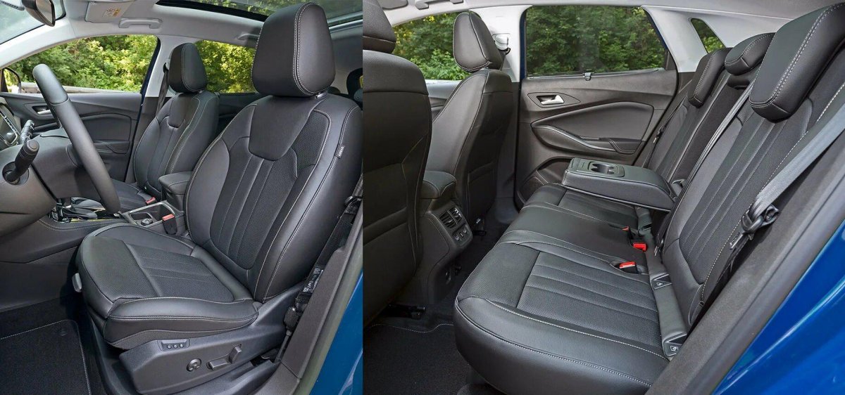 Опель Grandland x сзади