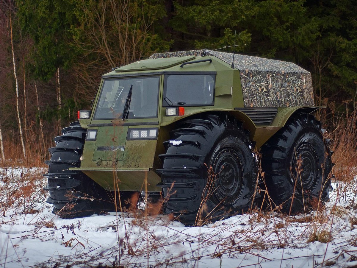 Вездеход болотоход Шерп