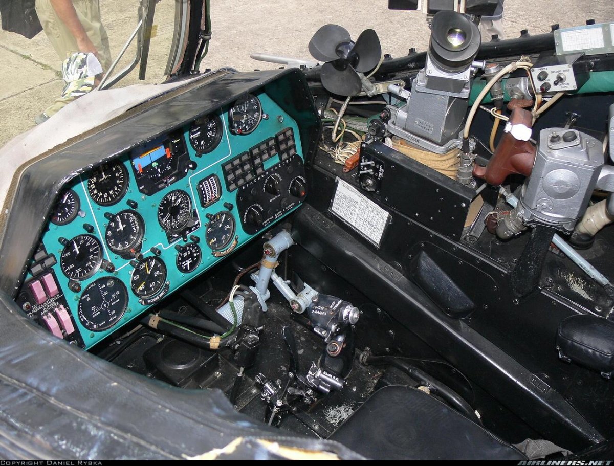 Ми-24 кабина