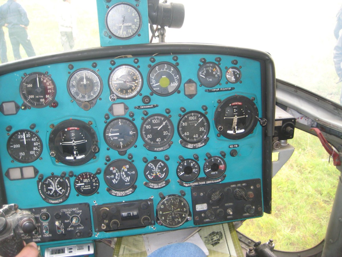 Приборная панель ми-171