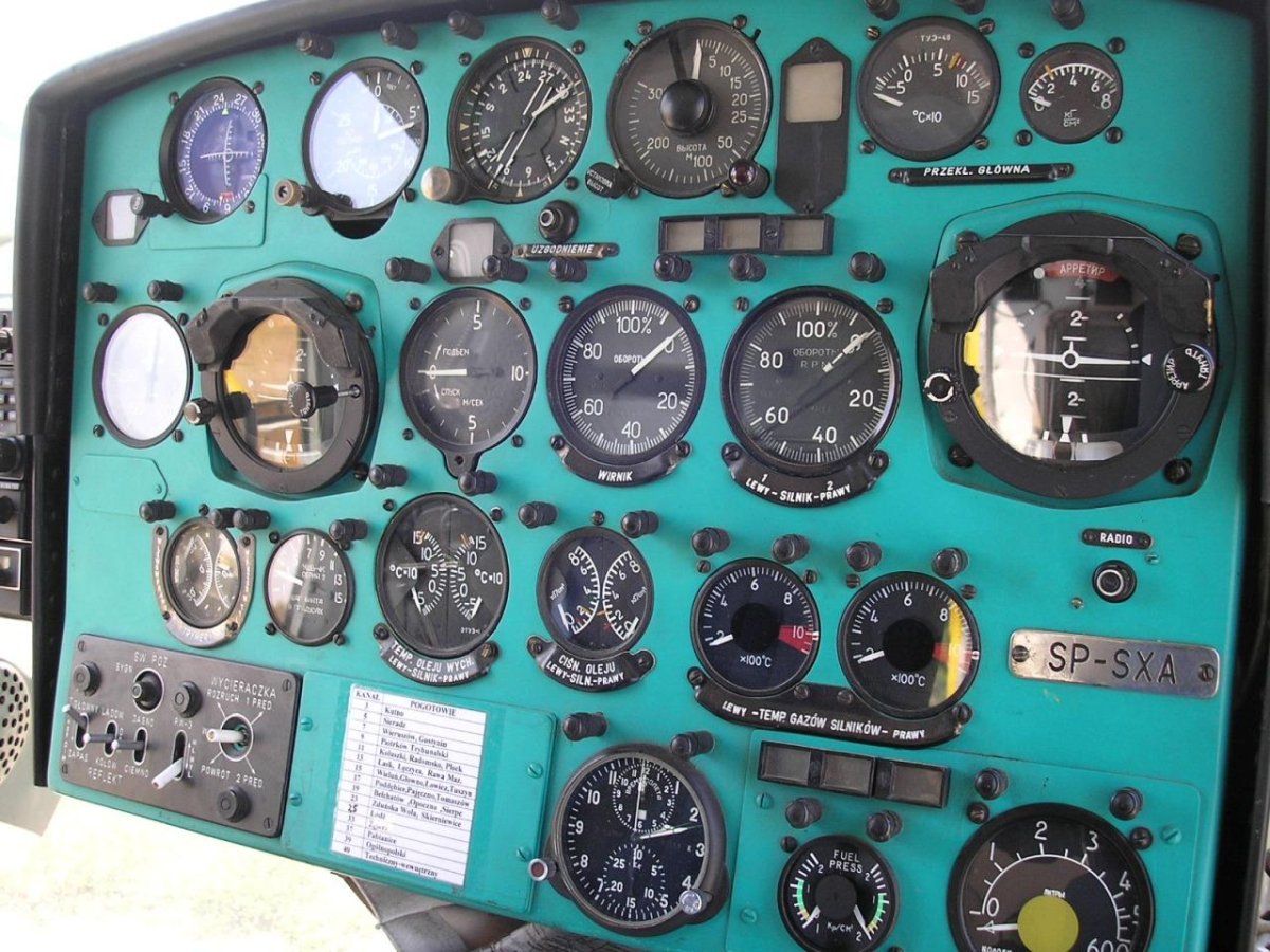 Приборная панель ми-2