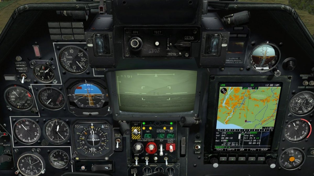 Ка-50 кабина