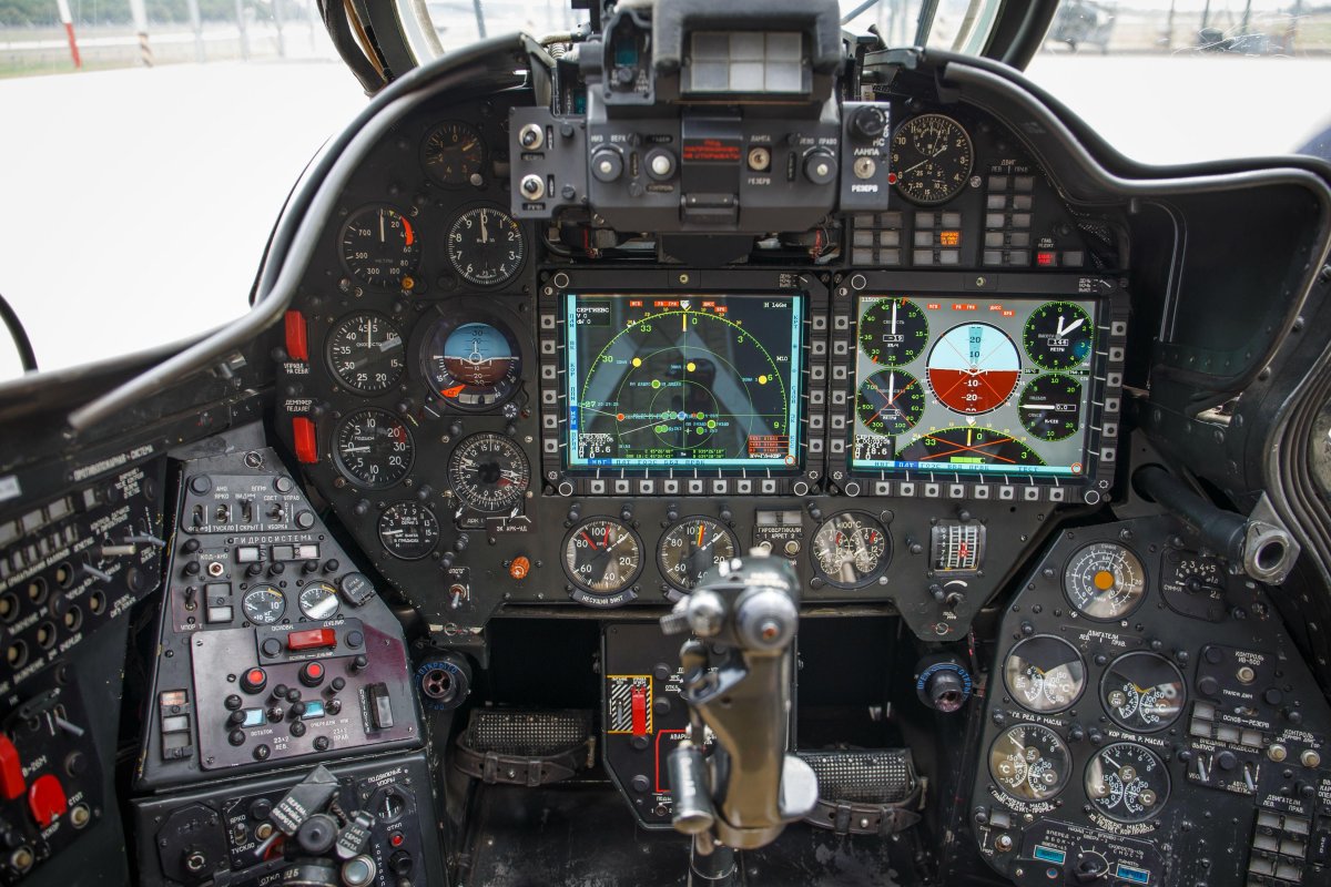 Ми-35 кабина оператора