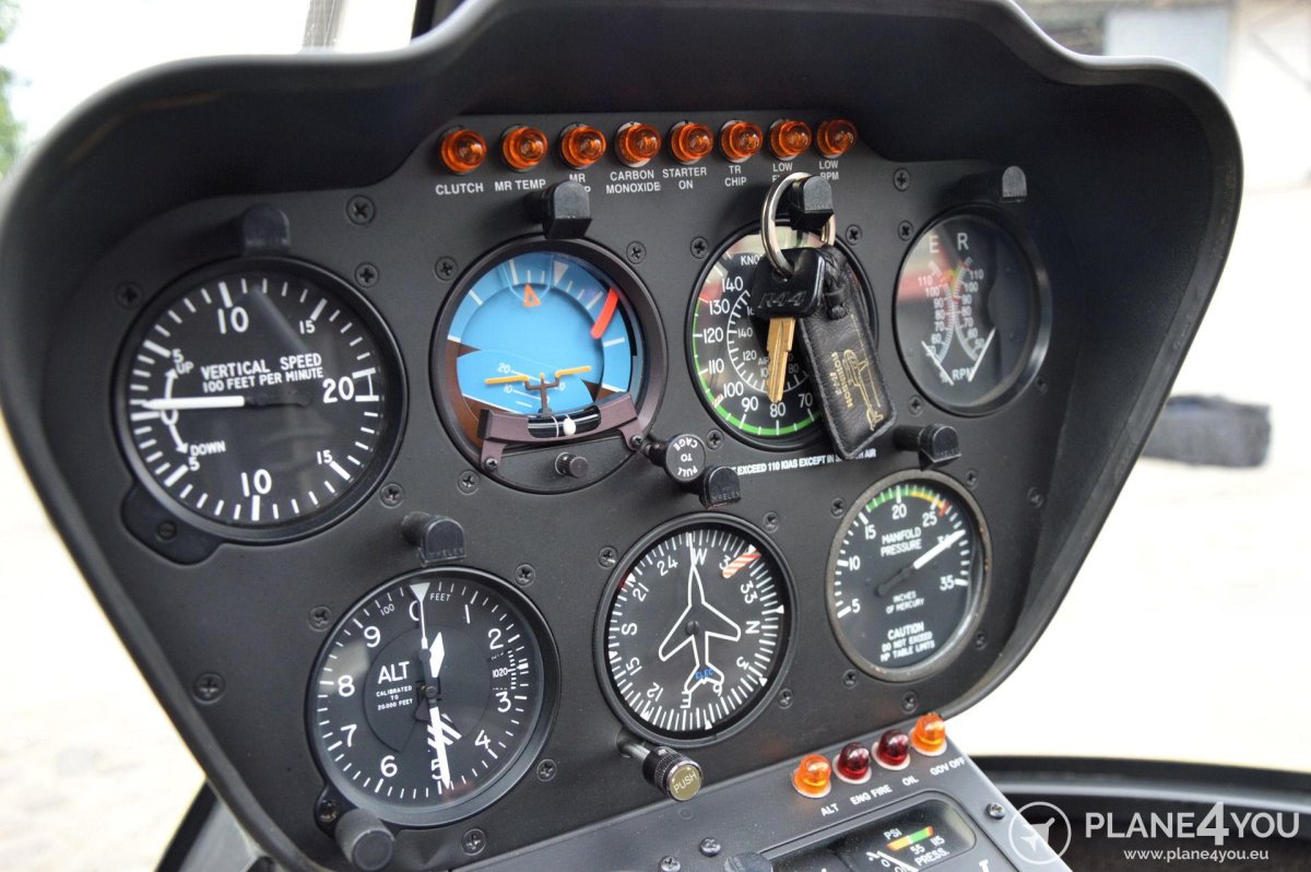 Приборная панель Robinson r44