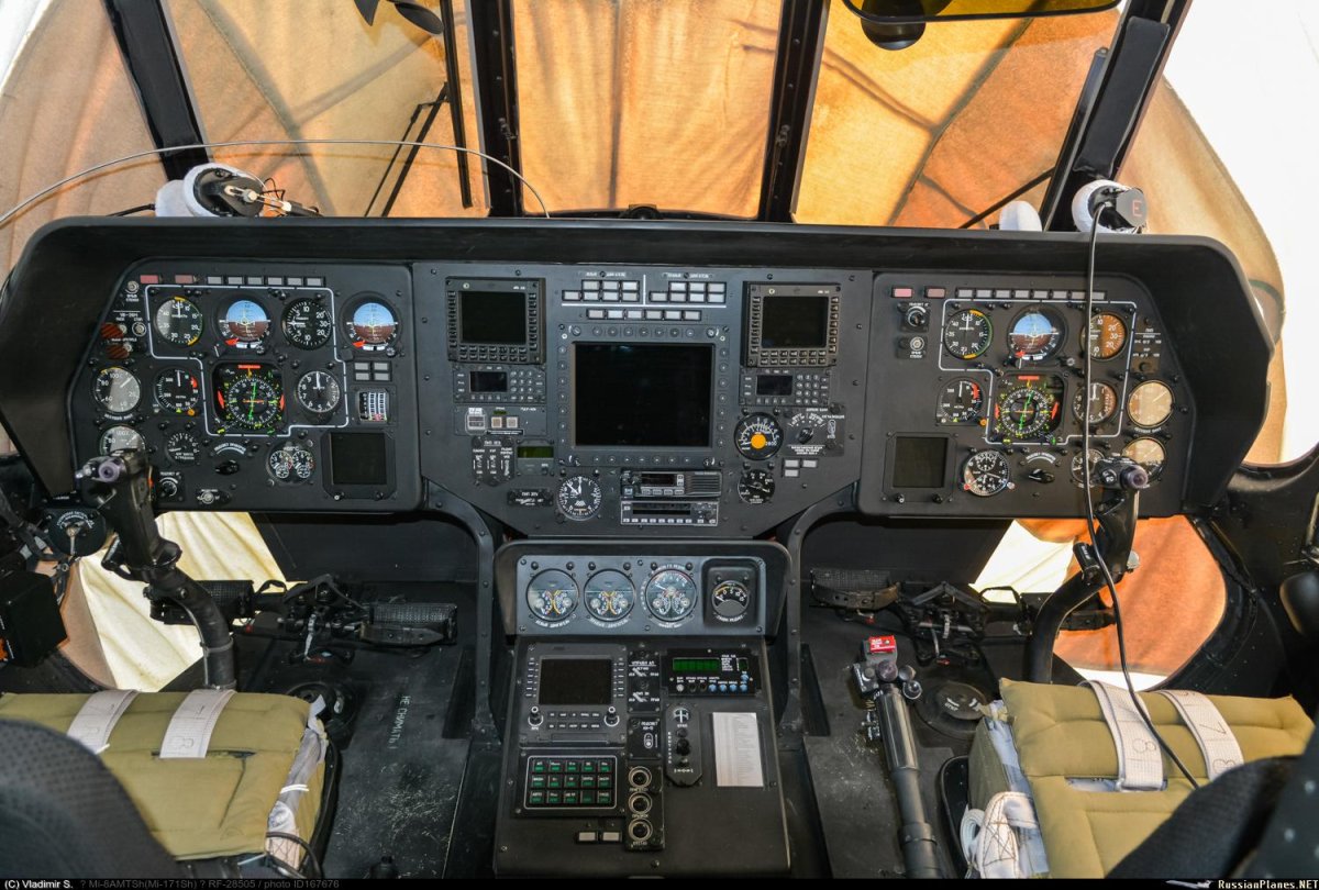 Ми-8амтш кабина
