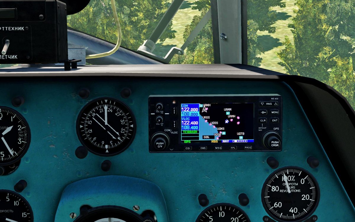 Приборная панель вертолета ми-8мтв2