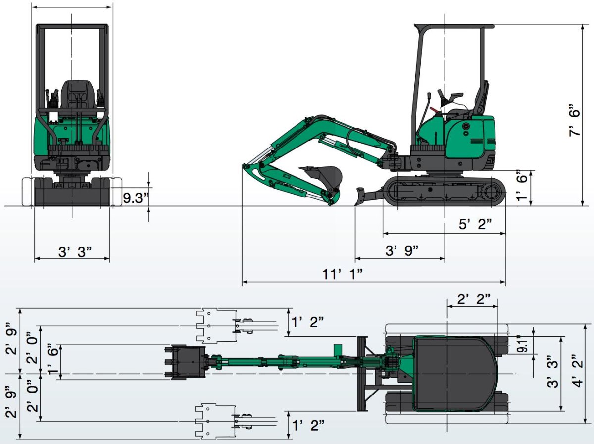Мини экскаватор "МЭП 2500"