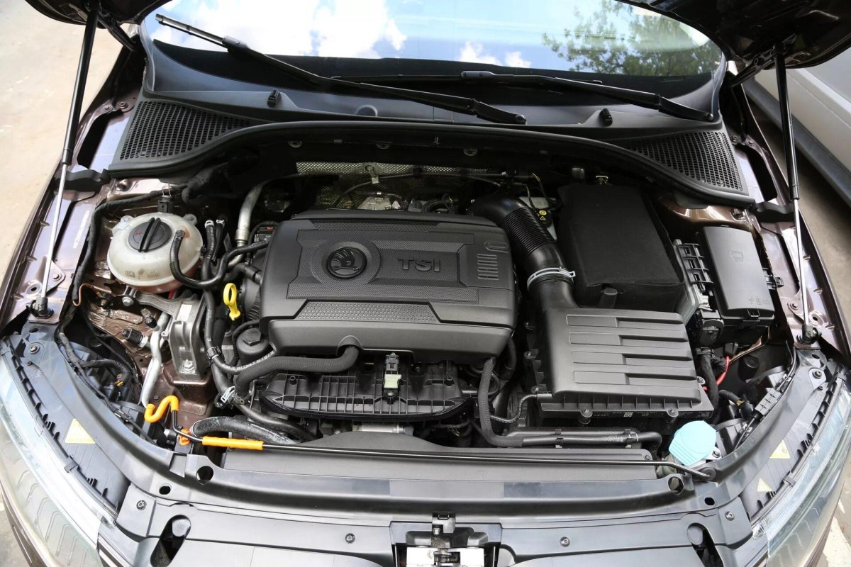 Моторный отсек Октавия а5