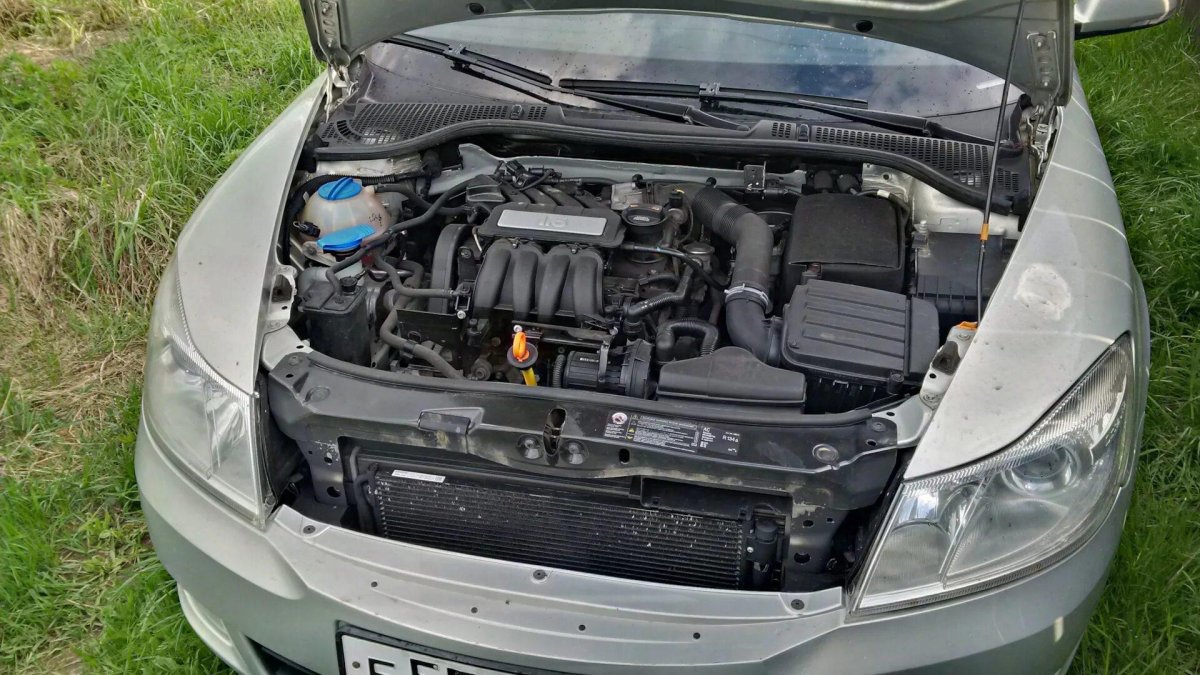 Моторный отсек Шкода Октавия а5