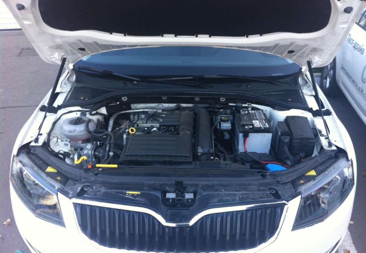 Подкапотка Шкода Октавия а7