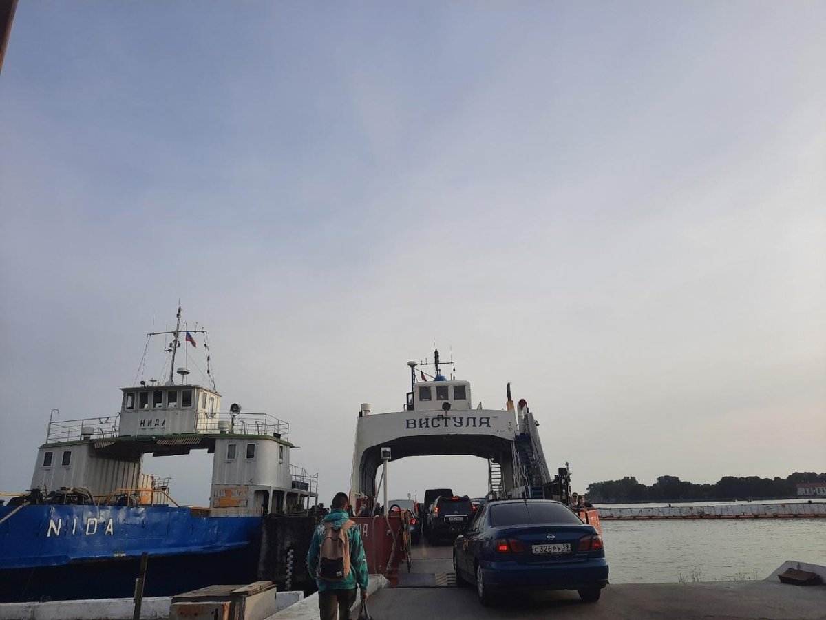 Паром Балтийск Балтийская коса