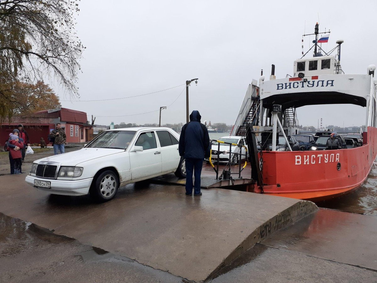 Паром Балтийск Балтийская коса