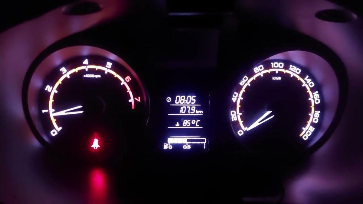 Индикатор масла на Гранте