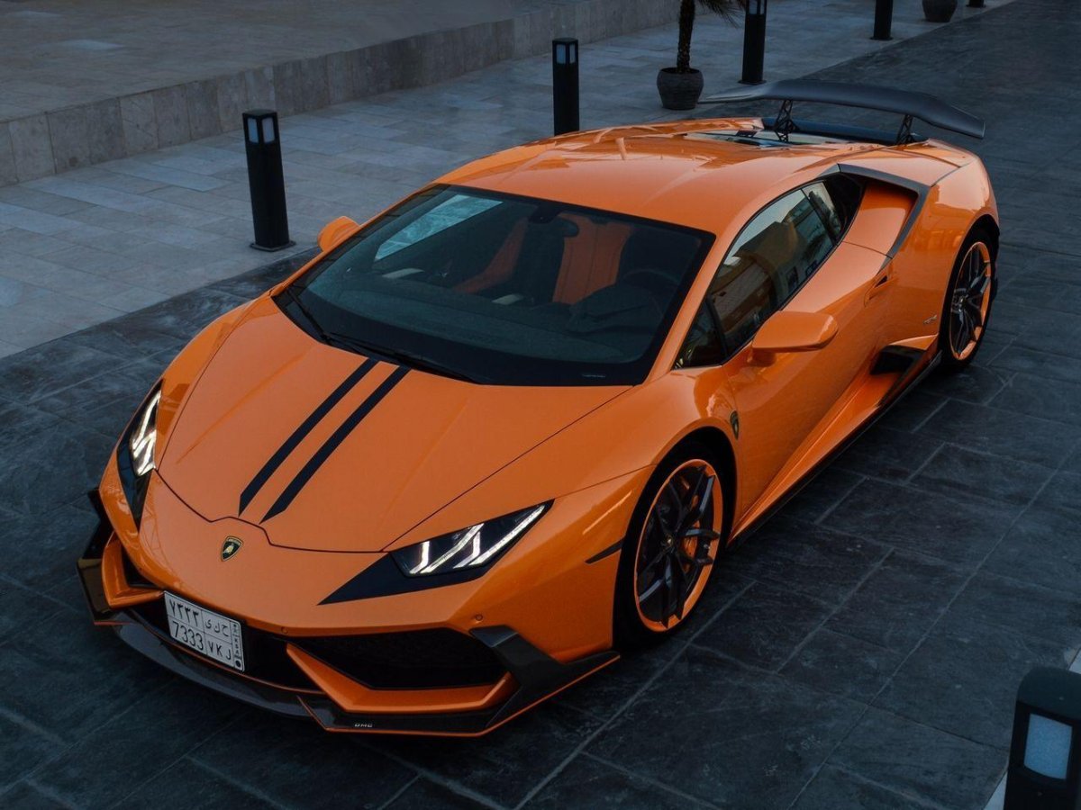 Ламборджини Хуракан оранжевый