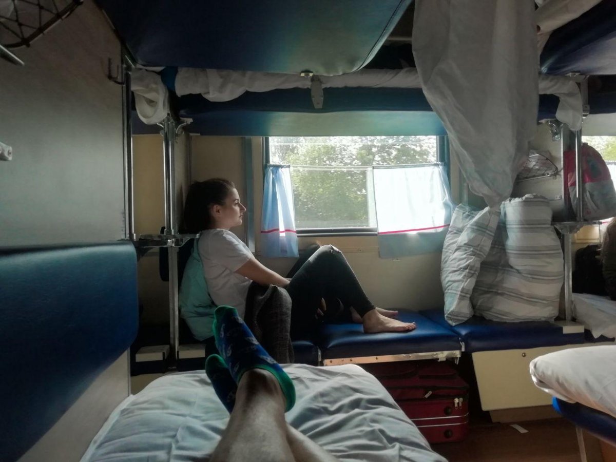 Плацкарт с людьми