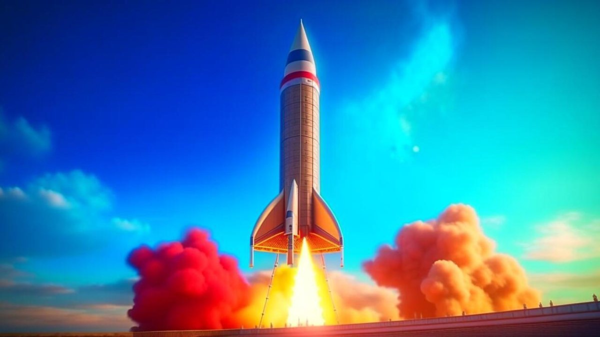 Запуск ракеты SPACEX