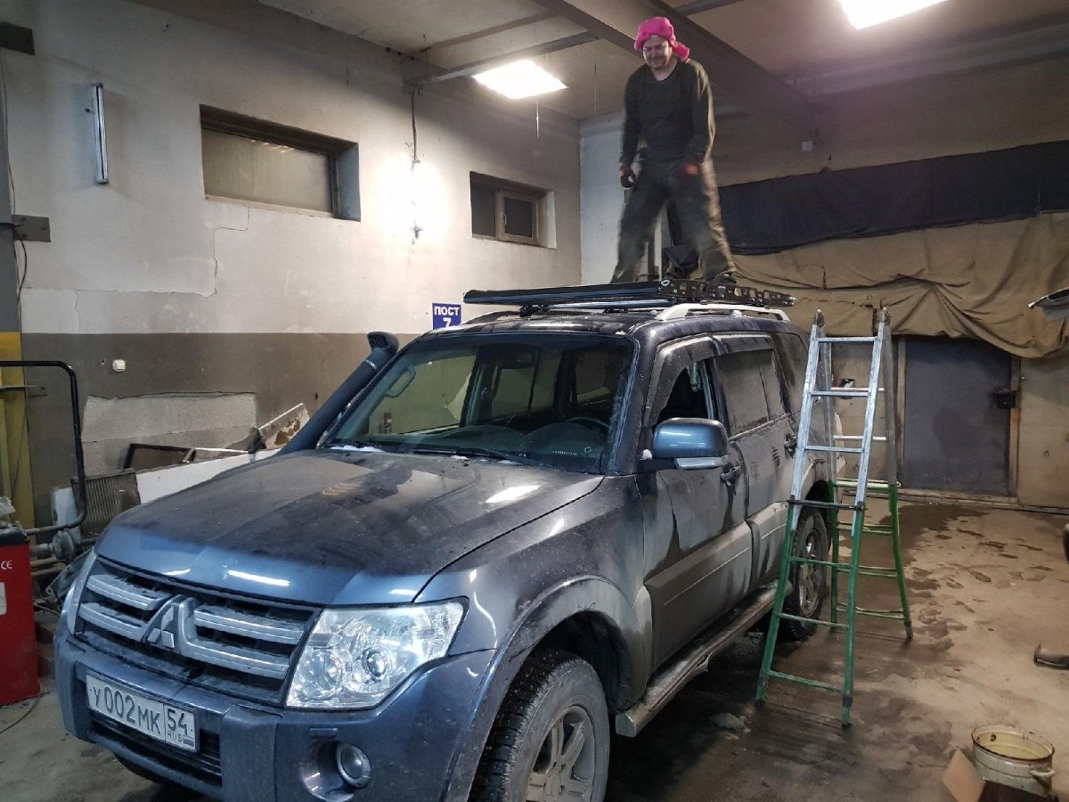 Экспедиционный багажник Pajero 4