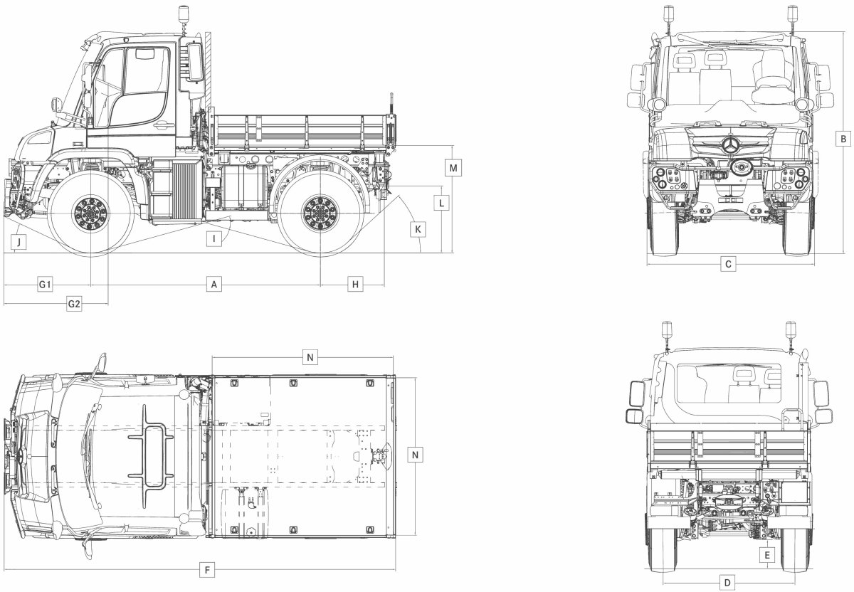 Unimog u530 Mercedes