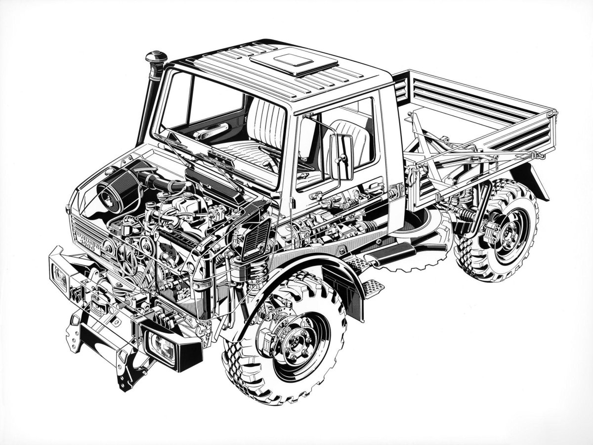 Mercedes-Benz Unimog u 1000