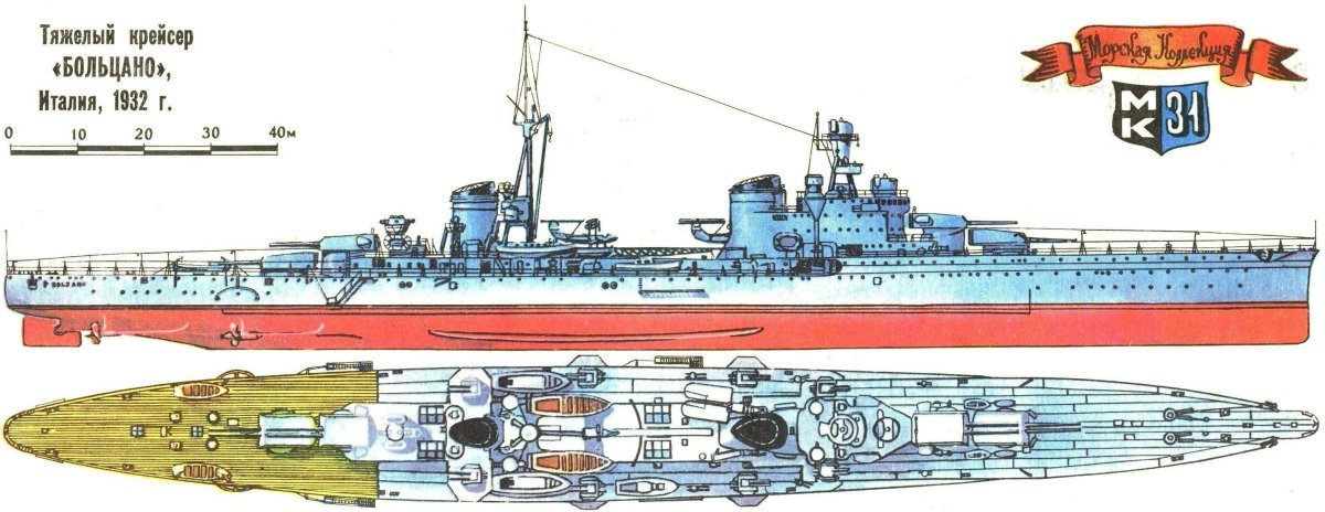 Тяжелый крейсер Bolzano