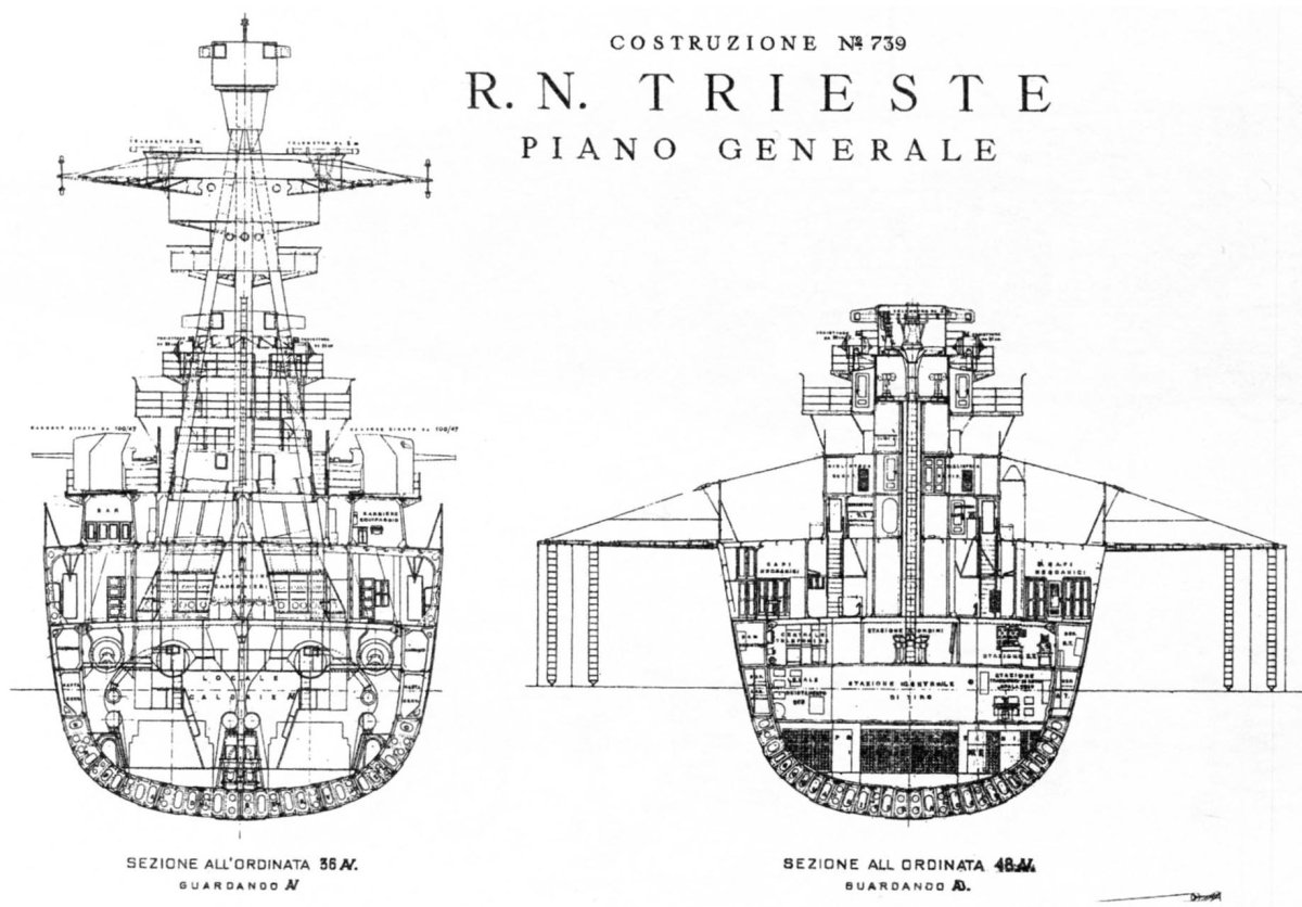 Чертёж Триест