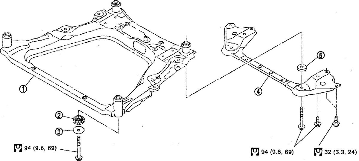 Подрамник передний Ниссан Кашкай