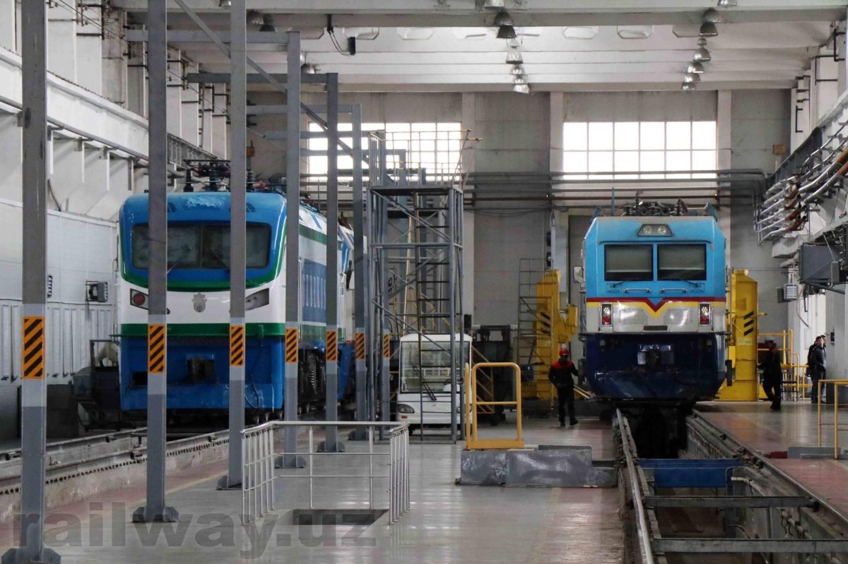 Локомотивное депо Узбекистан