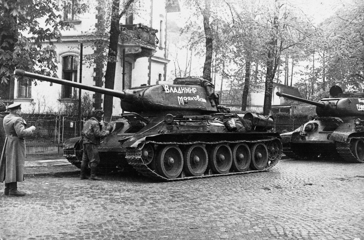 Т 34 85 В Берлине